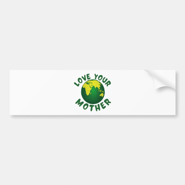 Adesivo Para Carro Ame sua mãe (Frente)