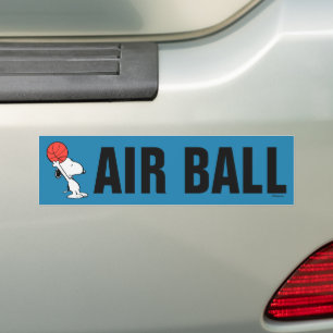 Adesivo Para Carro Amendoins Snoopy Basball Hoop Shot