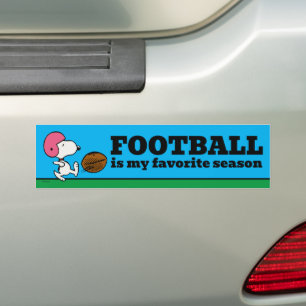 Adesivo Para Carro Amendoins Snoopy Football Kicker