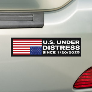 Adesivo Para Carro América sob angústia Anti-Trump