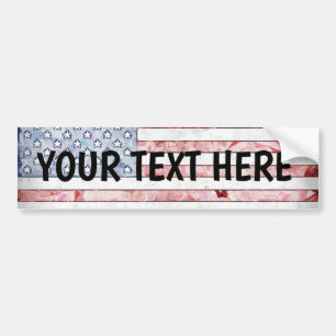 ADESIVO PARA CARRO AMERICAN FLAG PERSONALIZADO CRIE SEU