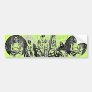 Adesivo Para Carro American Indians Bumper Sticker