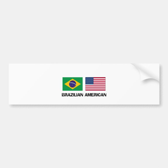 Adesivo Para Carro Americano brasileiro (Frente)