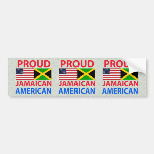 Adesivo Para Carro Americano jamaicano orgulhoso