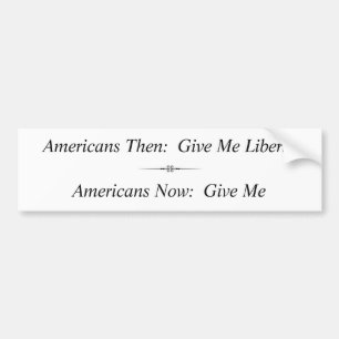 Adesivo Para Carro Americanos então: Dê-me a liberdade…