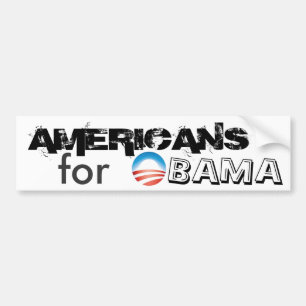 Adesivo Para Carro AMERICANOS para OBAMA