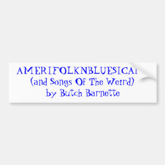 Adesivo Para Carro AMERIFOLKNBLUESICANA (e canções do estranho) por…