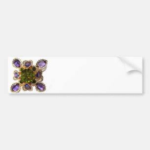 Adesivo Para Carro Ametista, Diamantes, Artesanais, Emeralds