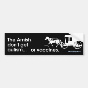 Adesivo Para Carro Amish nenhum autismo