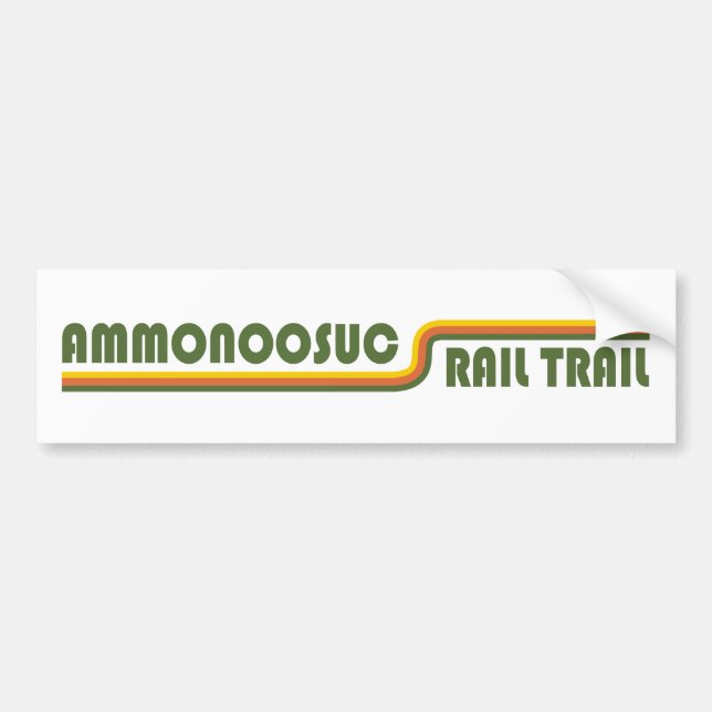 Adesivo Para Carro Ammonoossus Rail Trail New Hampshire (Frente)