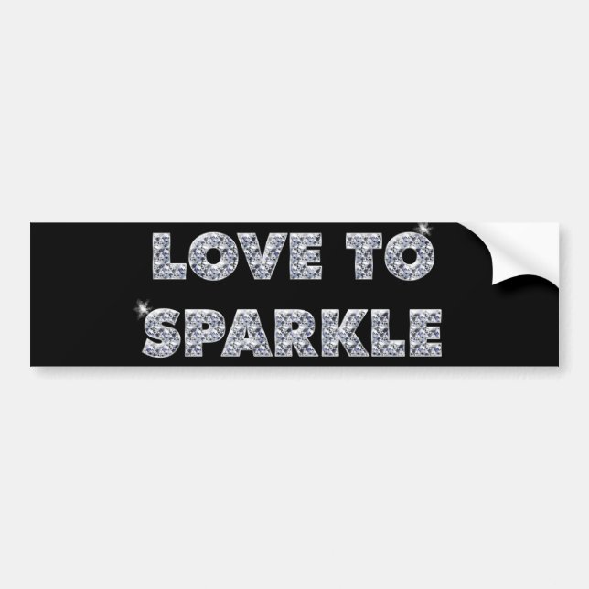 Adesivo Para Carro Amor A Sparkle (Frente)