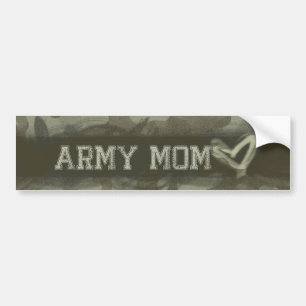 Adesivo Para Carro Amor da mamã do exército do Grunge da camuflagem