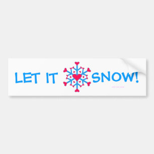 Adesivo Para Carro Amor da neve - autocolante no vidro traseiro
