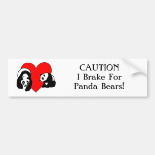 Adesivo Para Carro Amor da panda