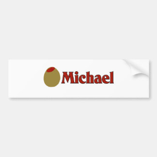 Adesivo Para Carro (Amor de I) Michael verde-oliva