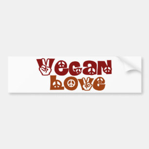 Adesivo Para Carro Amor do Vegan