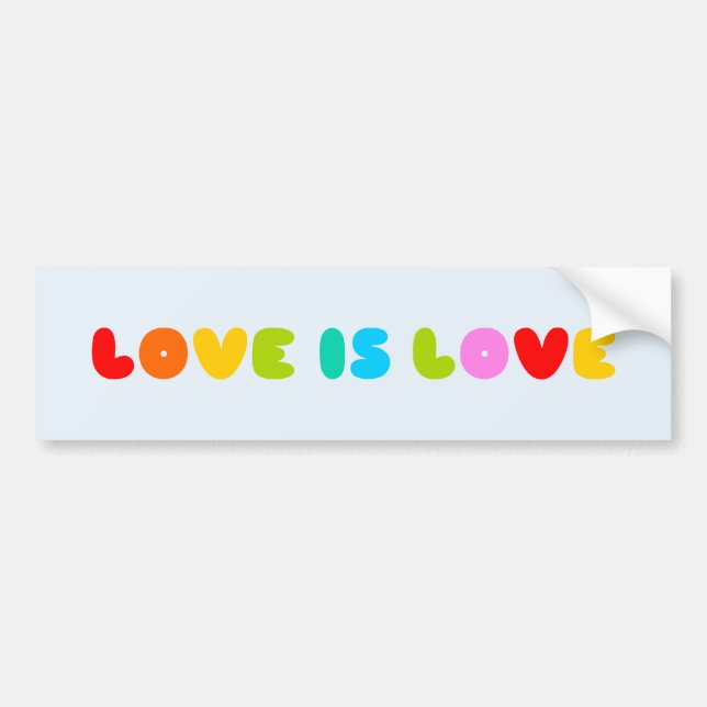 Adesivo Para Carro Amor é Texto de Amor (Frente)