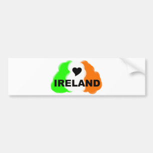 ADESIVO PARA CARRO AMOR IRELAND