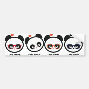 Adesivo Para Carro Amor Panda®
