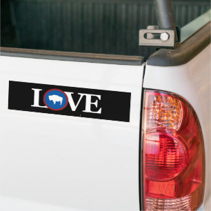 Adesivo Para Carro AMOR Wyoming