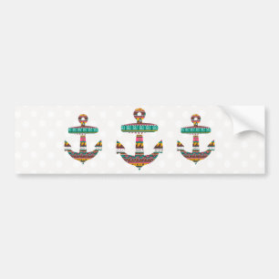 Adesivo Para Carro Âncora tribal