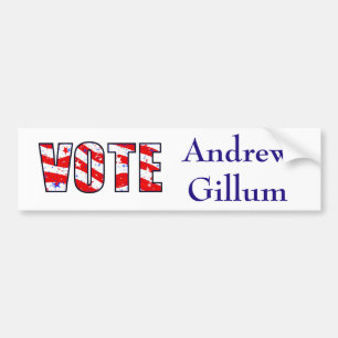 Adesivo Para Carro Andrew Gillum, democrata