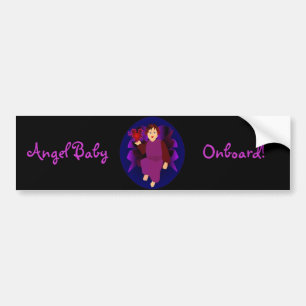 Adesivo Para Carro "Angel Baby Onboard II"