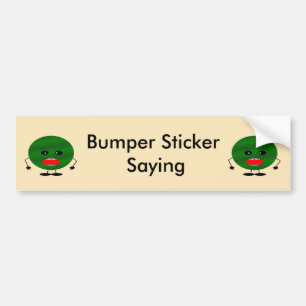 Adesivo Para Carro Angry Watermelon por Kenneth Yoncich