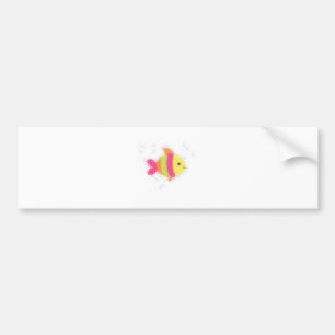 Adesivo Para Carro Animação de Peixes Bonitos