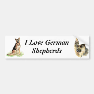 Adesivo Para Carro Animal do cão de estimação do german shepherd d