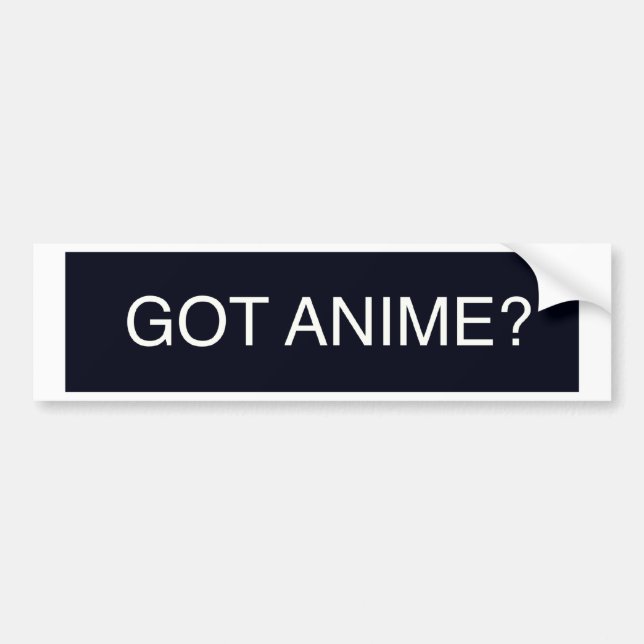Adesivo Para Carro Anime obtido? (Frente)