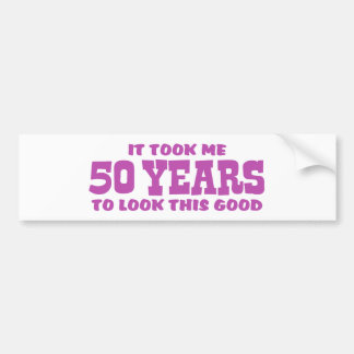 Adesivo Para Carro Aniversário de 50 anos