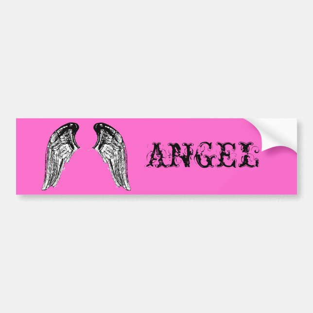 Adesivo Para Carro anjo (Frente)