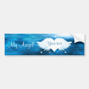 Adesivo Para Carro Anjo do coração