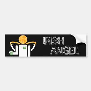 Adesivo Para Carro anjo irlandês