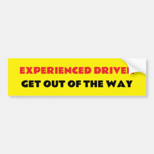 Adesivo Para Carro Annoy! Bumpersticker de driver estudante