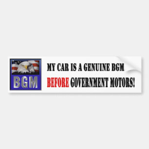 Adesivo Para Carro Antes dos motores do governo - carro