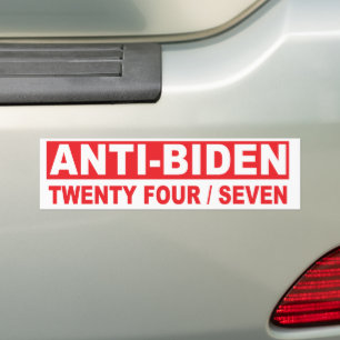 Adesivo Para Carro Anti-Biden 24 7