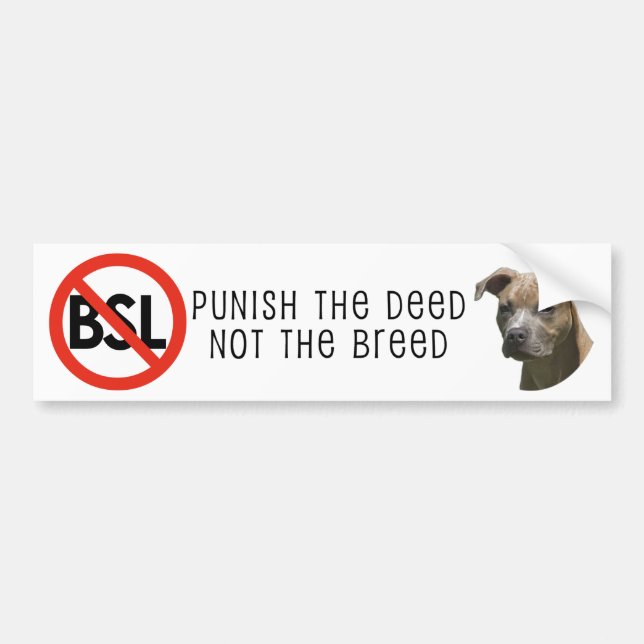 Adesivo Para Carro Anti-BSL Bumpersticker (Frente)