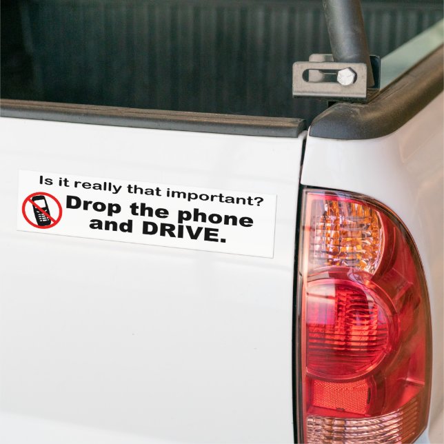 Adesivo Para Carro Anti-Cellphoning e Bumper Sticker (No caminhão)