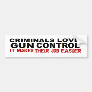 Adesivo Para Carro Anti controlo de armas criminoso de Obama polític