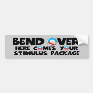 Adesivo Para Carro Anti curvatura de Obama sobre o pacote de estímul