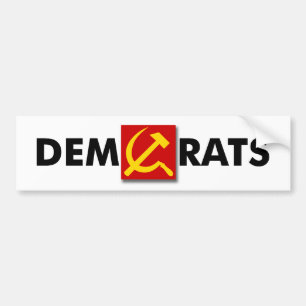 Adesivo Para Carro Anti-Democrata "DemRats"
