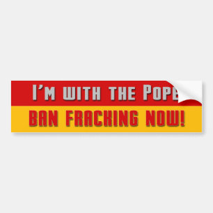 Adesivo Para Carro Anti-Fracking papa autocolante no vidro traseiro