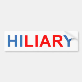 Adesivo Para Carro Anti Hillary