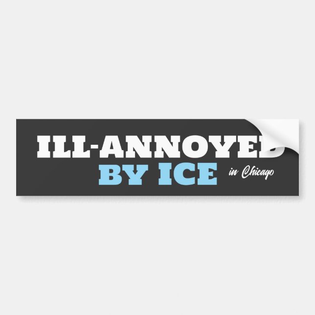 Adesivo Para Carro anti-ICE humor (Frente)