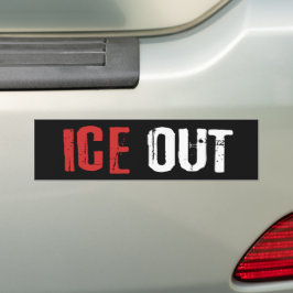 Adesivo Para Carro Anti ICE Out Political Activism Protest