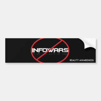 Adesivo Para Carro Anti-Infowars autocolante no vidro traseiro