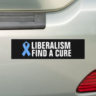 ADESIVO PARA CARRO ANTI-LIBERAL, LIBERALISMO ENCONTRA UM PÁRA-CHOQUE