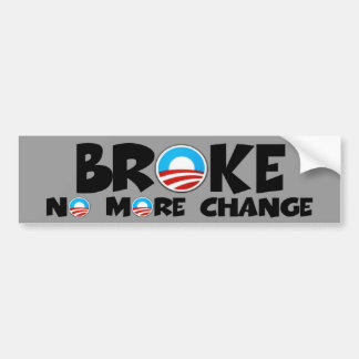 Adesivo Para Carro Anti mudança, anti Obama